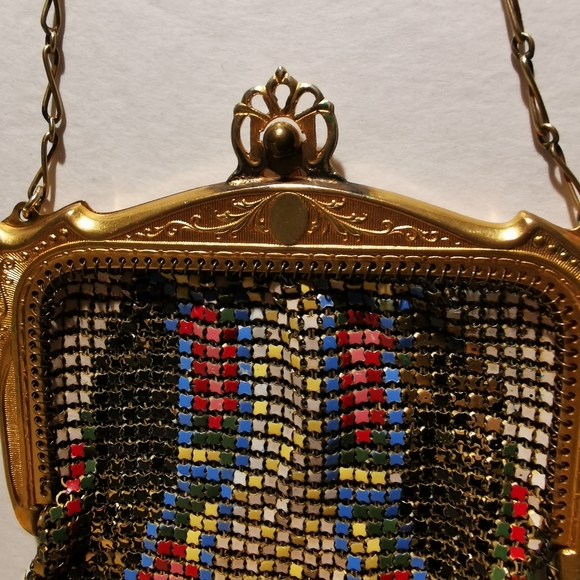 Whiting & Davis 1920's chainmail mesh Purse - Picture 2 of 4